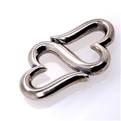 James Avery Heart to Heart Sterling Silver Charm